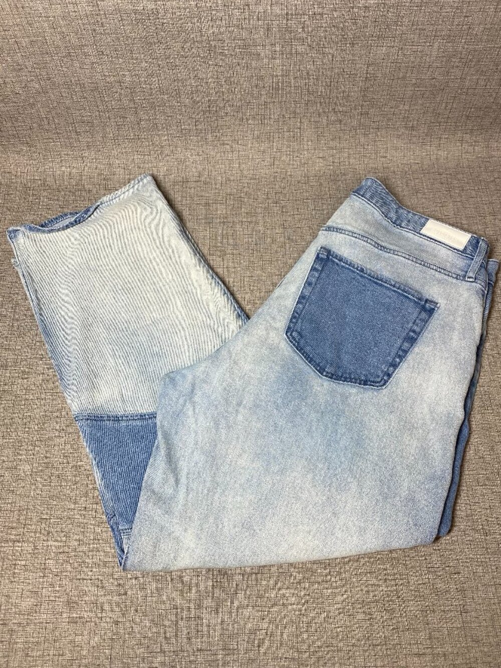Hollister Women’s Blue Patchwork Jeans